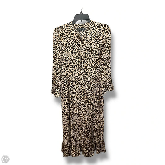 Dress Casual Maxi By Asos In Animal Print, Size: S