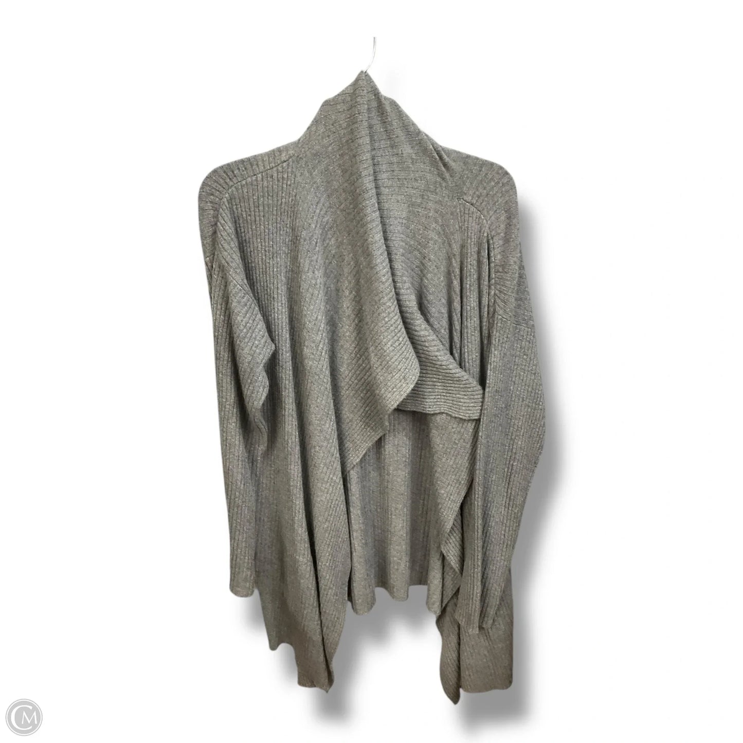 Cardigan By Anne Klein In Grey, Size: L