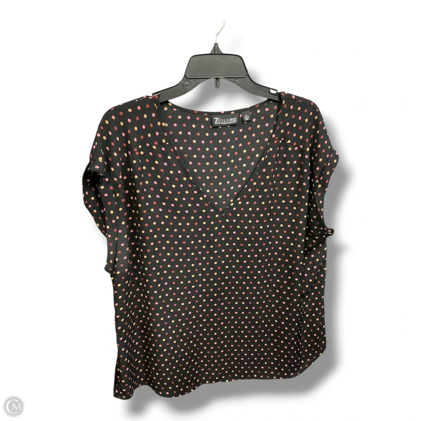 Top Sleeveless By New York And Co In Polkadot Pattern, Size: Xl
