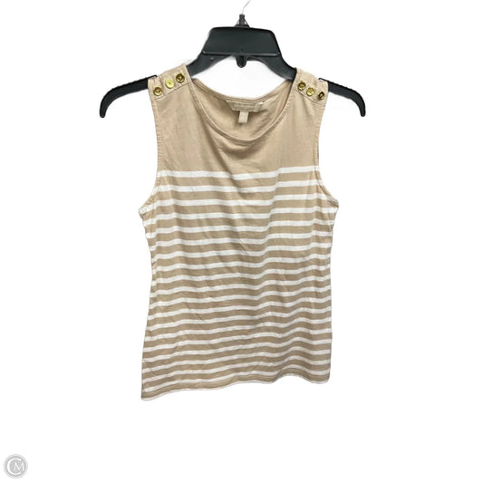 Top Sleeveless By Banana Republic In Striped Pattern, Size: Xs