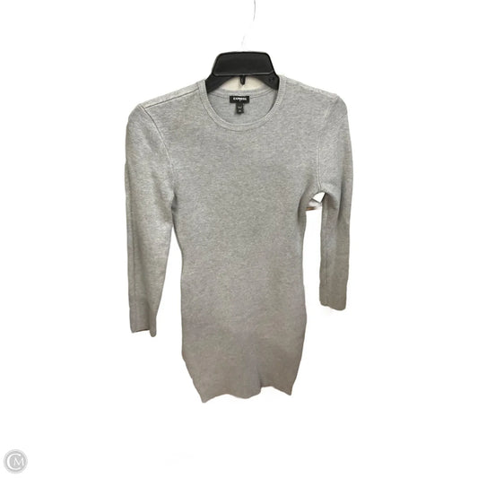 Dress Casual Short By Express In Grey, Size: Xs