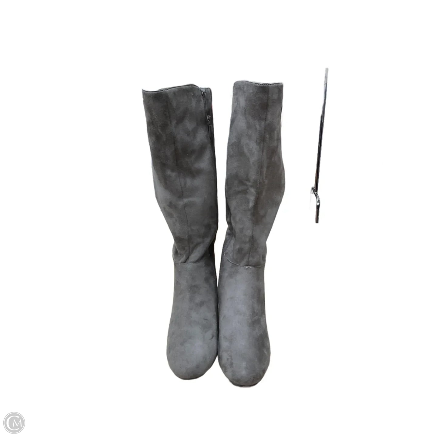 Boots Mid-calf Heels By Impo In Taupe, Size: 7.5