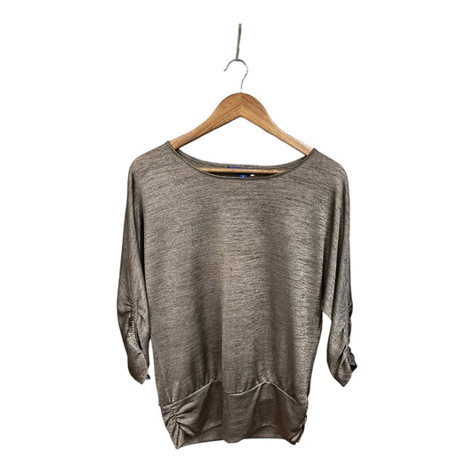 Top Long Sleeve By Apt 9 In Grey, Size: M