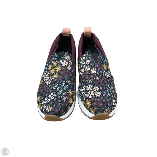 Shoes Flats By Toms In Floral Print, Size: 7