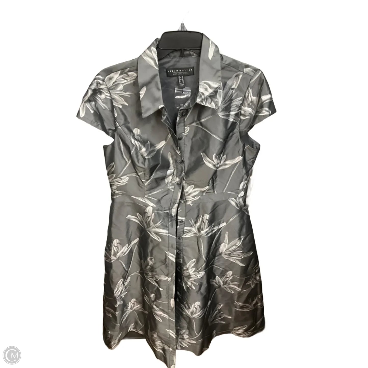 Dress Casual Midi By Adrianna Papell In Floral Print, Size: L