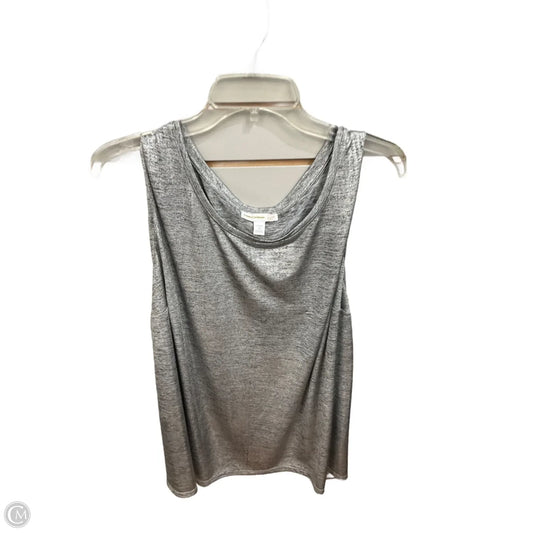 Top Sleeveless By Westport In Silver, Size: 3x