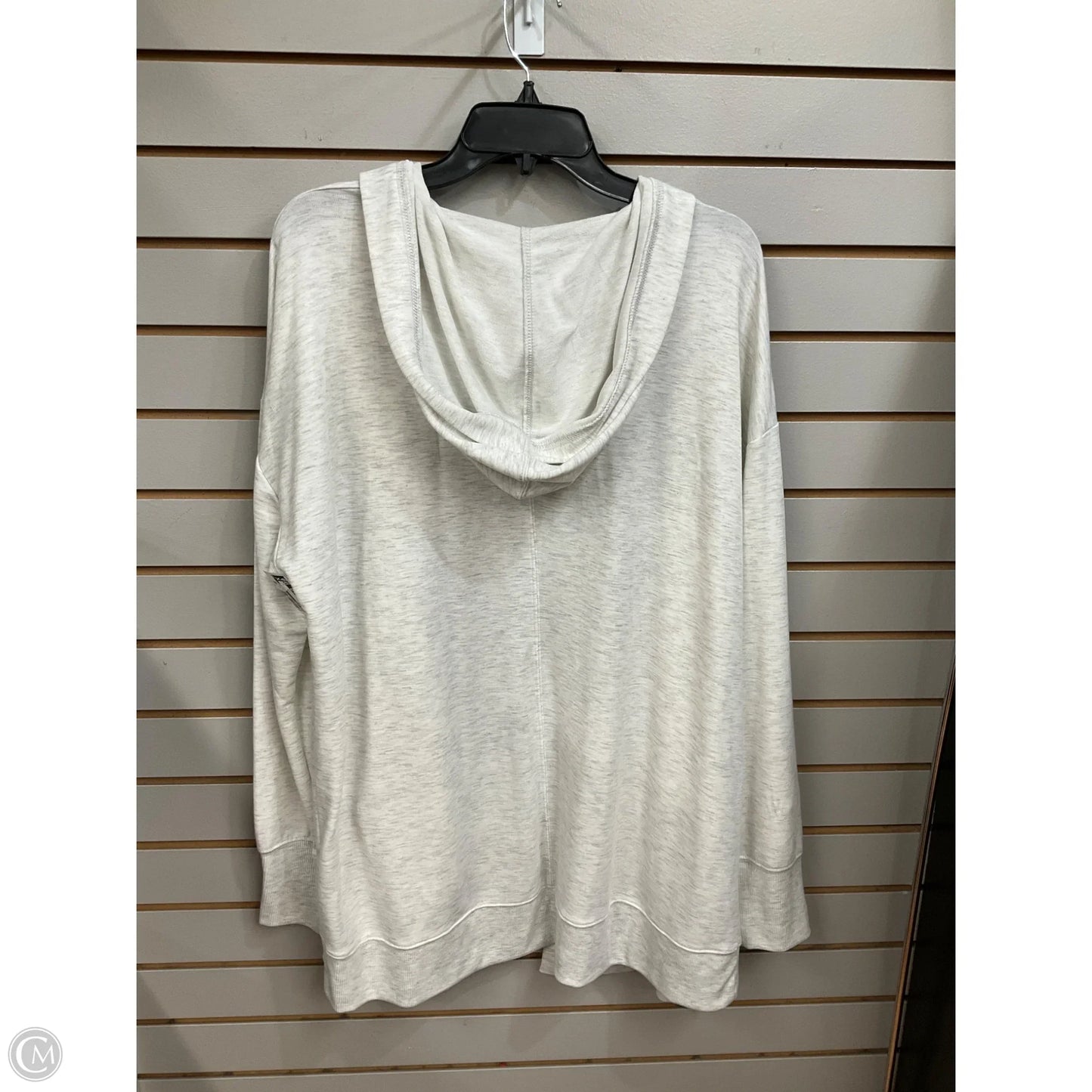 Cardigan By Tek Gear In White, Size: Xxl