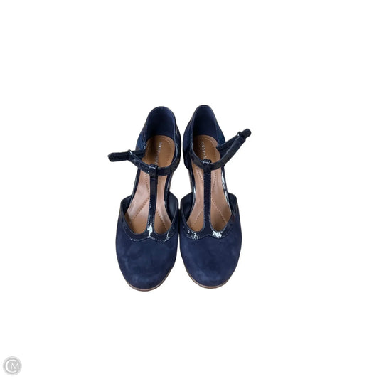 Shoes Heels Kitten By Easy Spirit In Blue, Size: 6.5