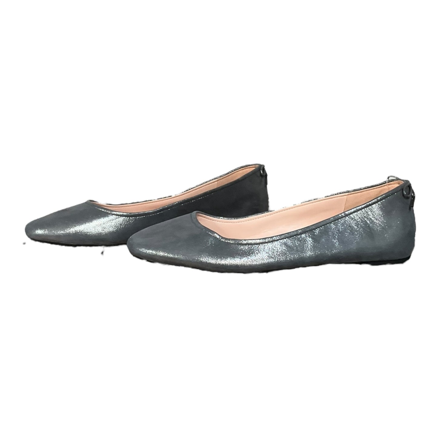 Silver Shoes Flats Kate Spade, Size 10.5