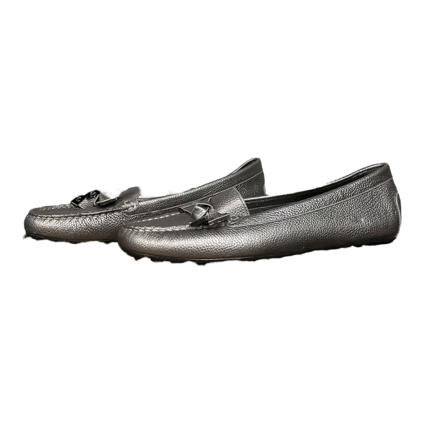 Silver Shoes Flats Michael By Michael Kors, Size 9