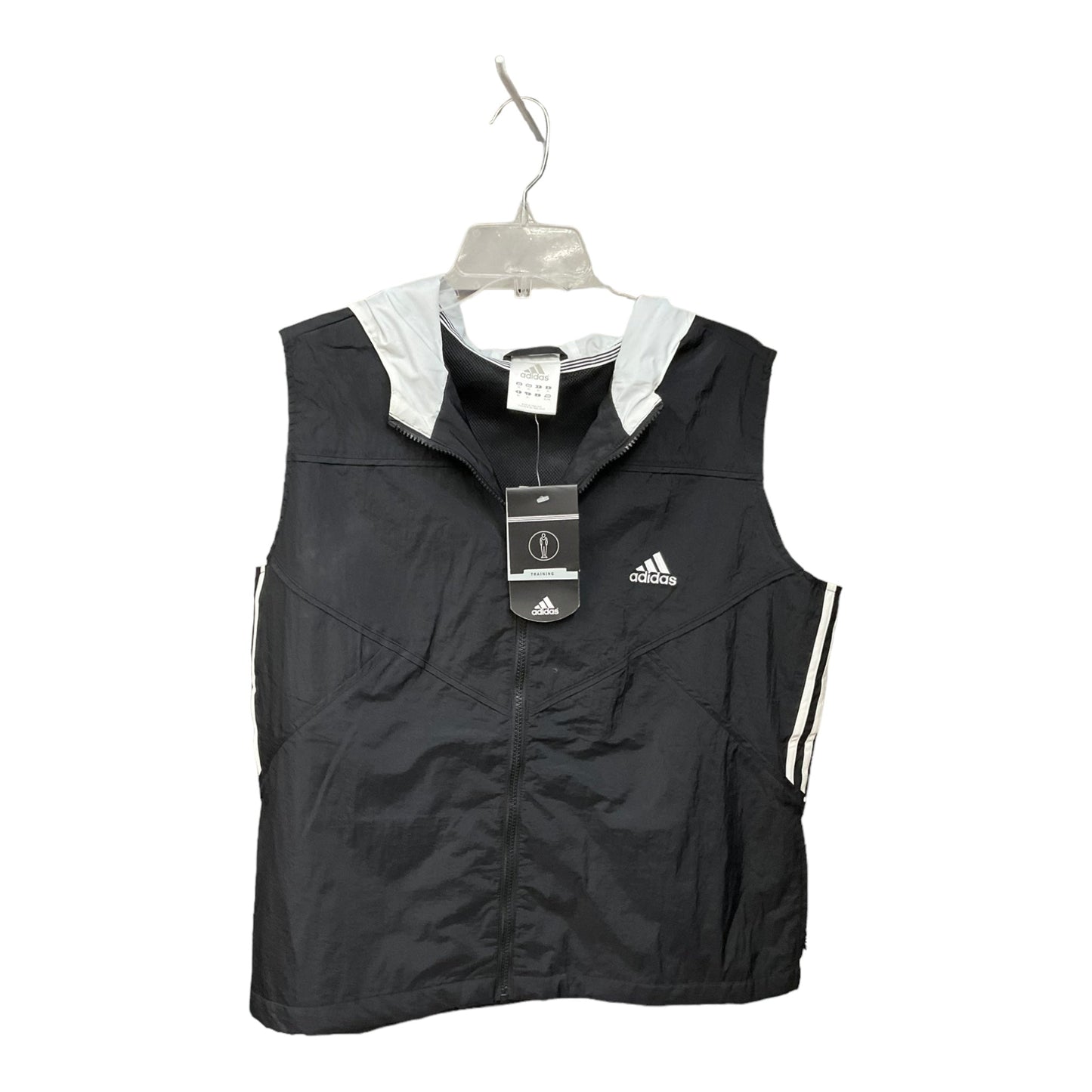 Black Athletic Jacket Adidas, Size Xl