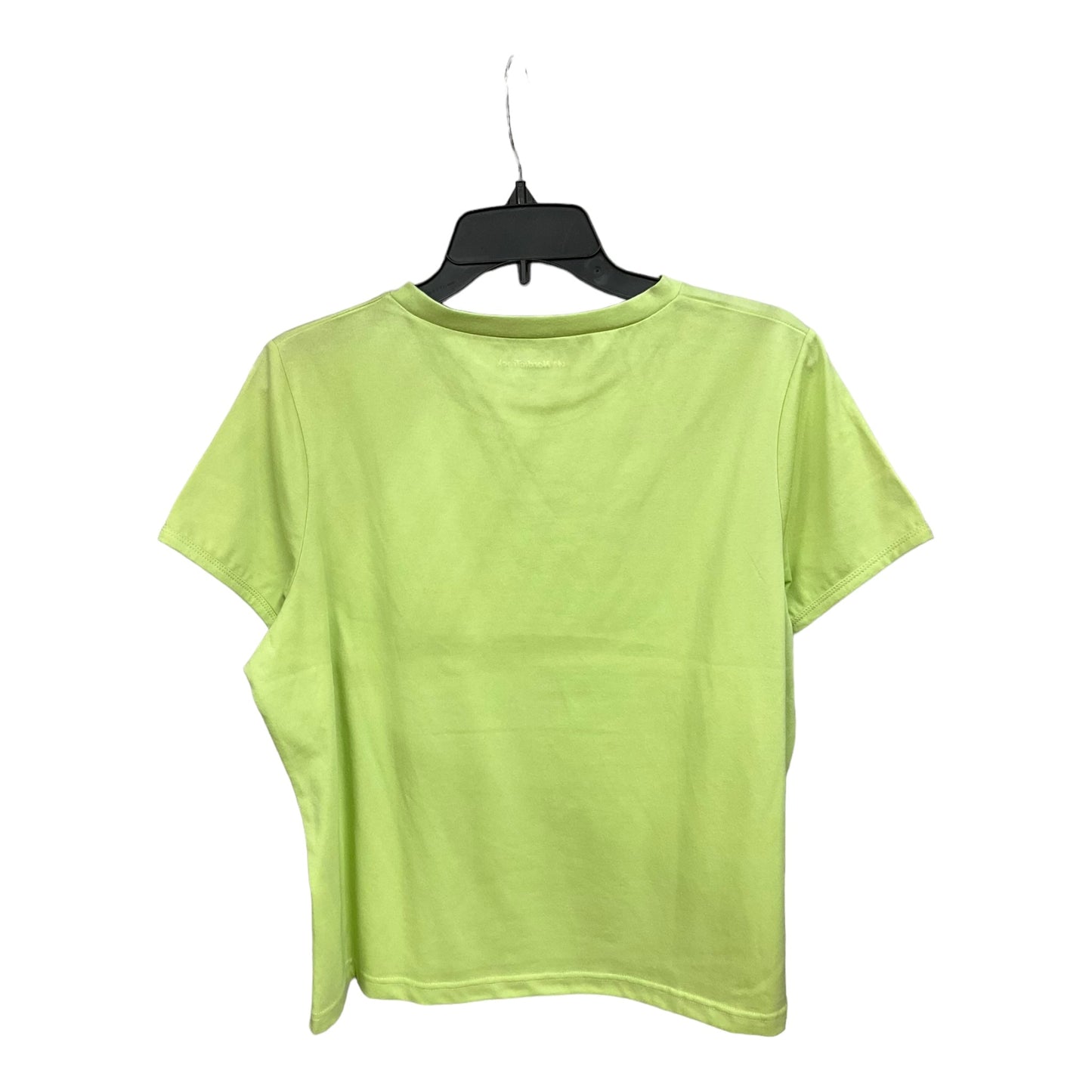 Green Athletic Top Short Sleeve Clothes Mentor, Size L