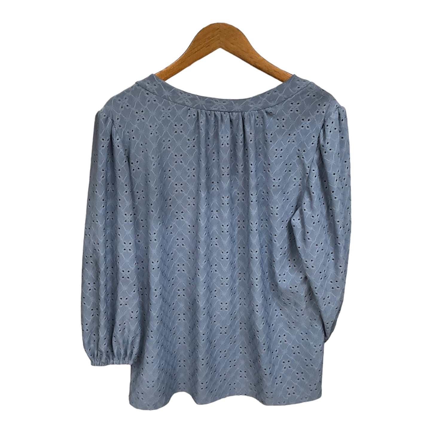 Top Long Sleeve By Thyme And Honey In Blue, Size: Xl