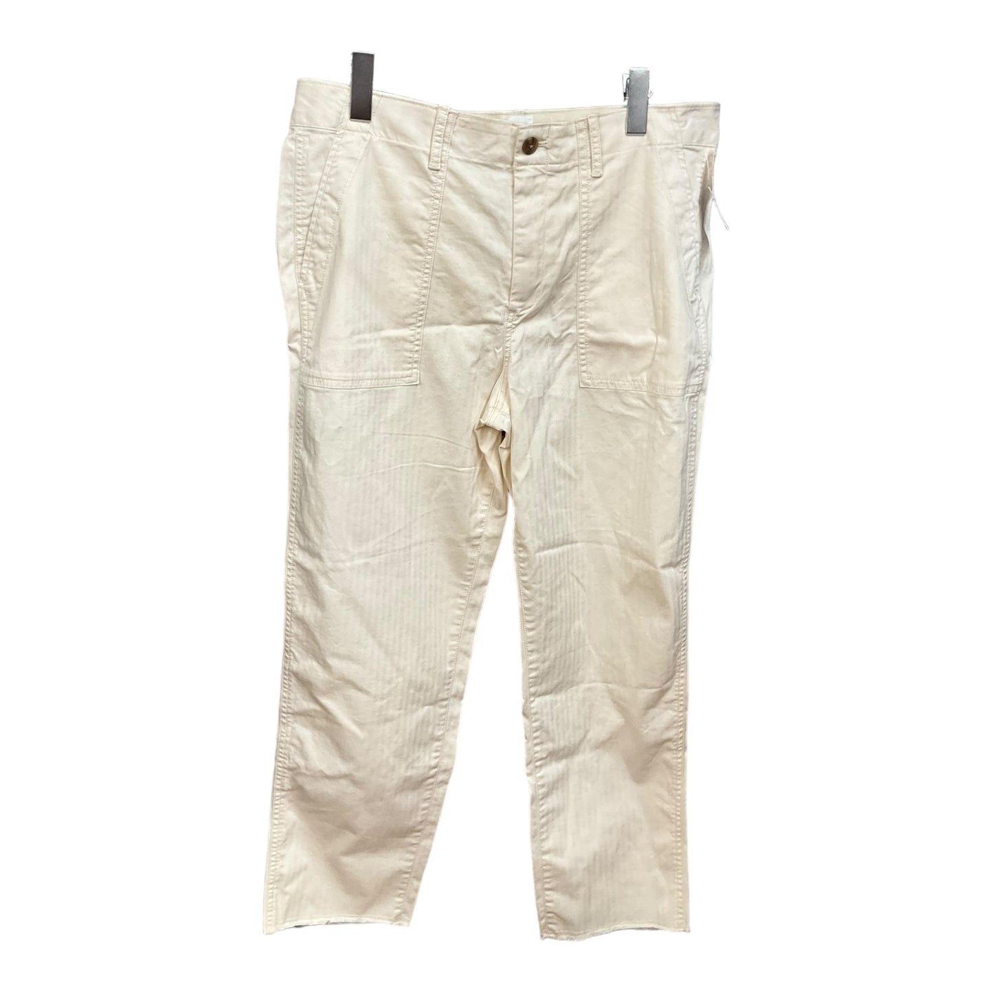 Cream Pants Chinos & Khakis Gap, Size 12