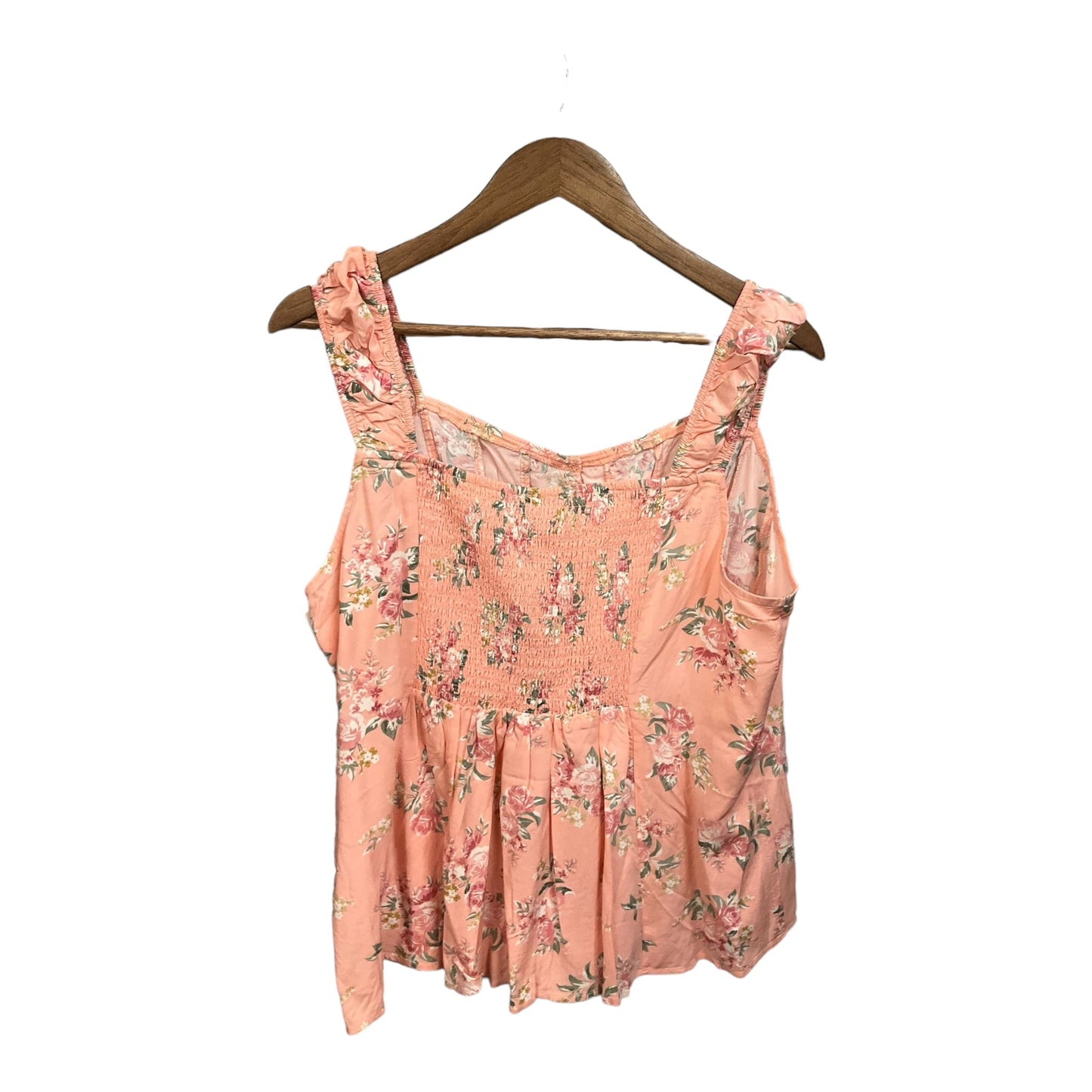 Top Sleeveless By Torrid In Floral Print, Size: 1x