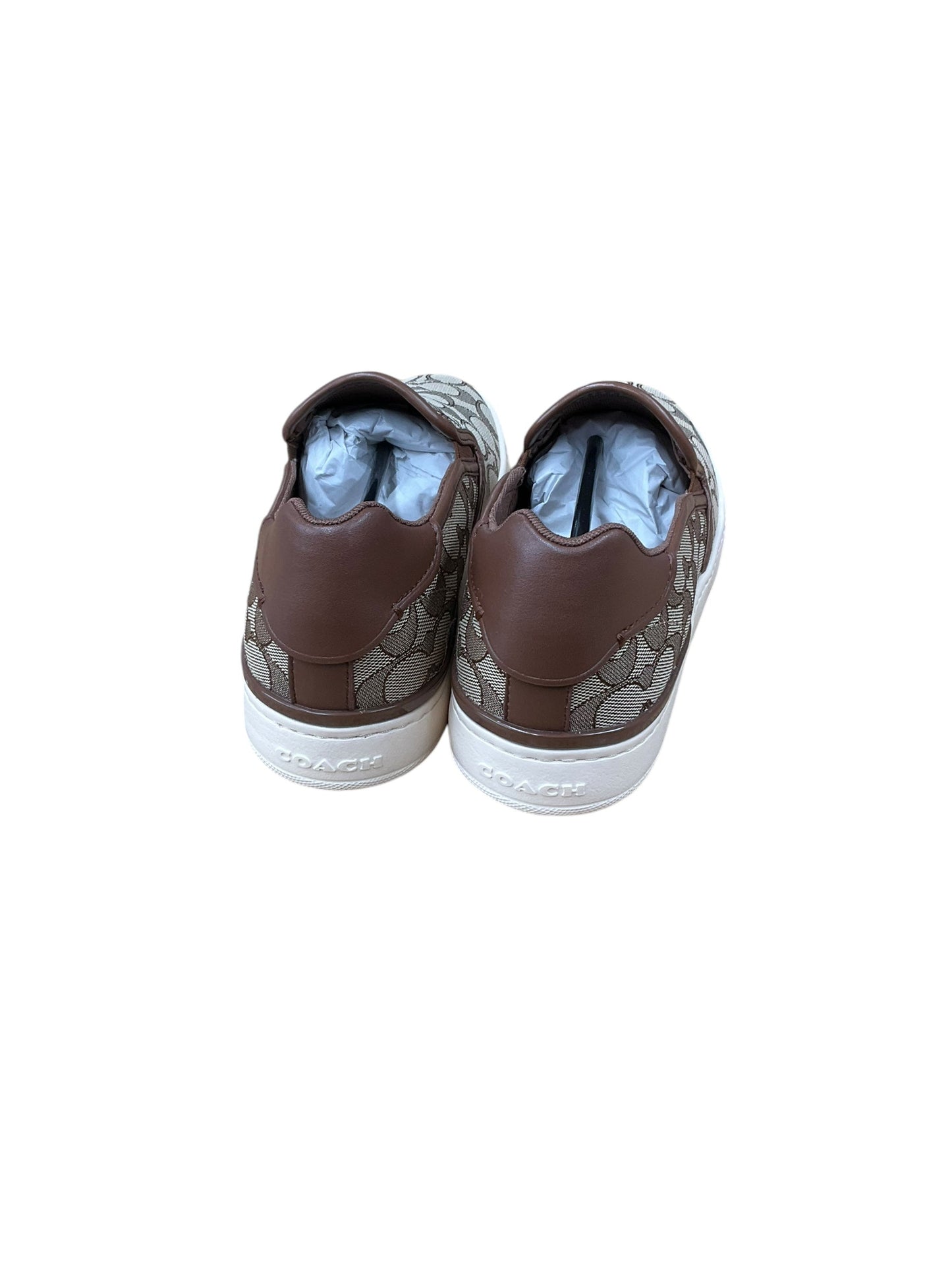 Shoes Sneakers By Coach In Brown, Size: 9