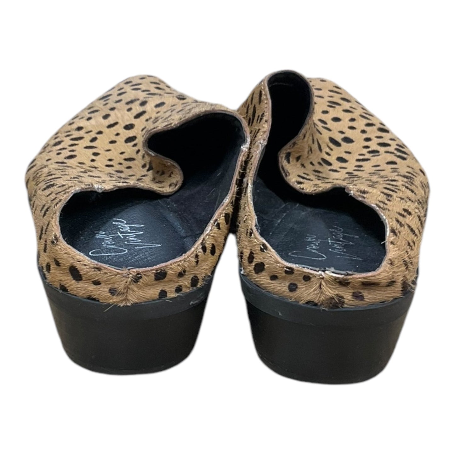 Shoes Heels Block By Crown Vintage In Animal Print, Size: 9