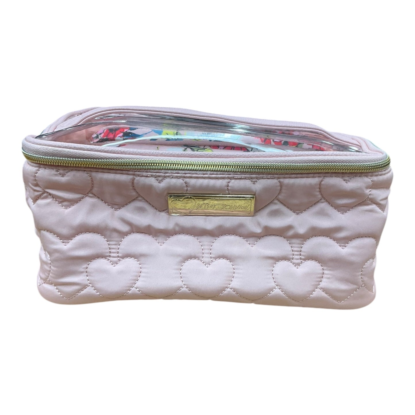 Makeup Bag By Betsey Johnson, Size: Large