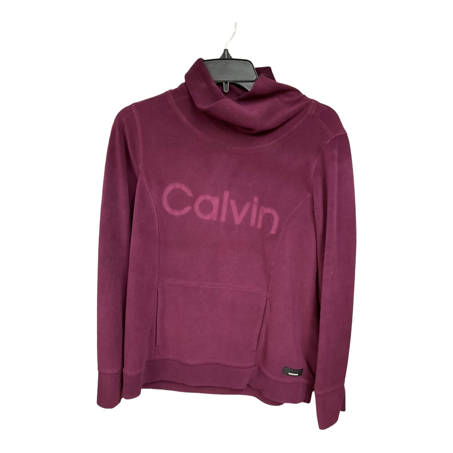 Burgundy Athletic Fleece Calvin Klein Performance, Size S