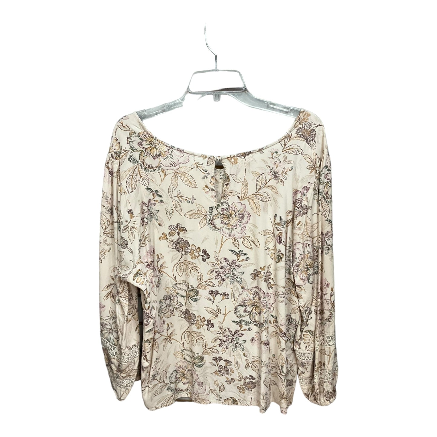 Floral Blouse Long Sleeve Maurices, Size 2x