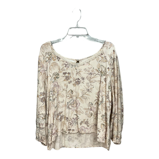 Floral Blouse Long Sleeve Maurices, Size 2x