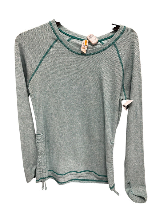 Athletic Top Long Sleeve Crewneck By Lucy In Green, Size: M