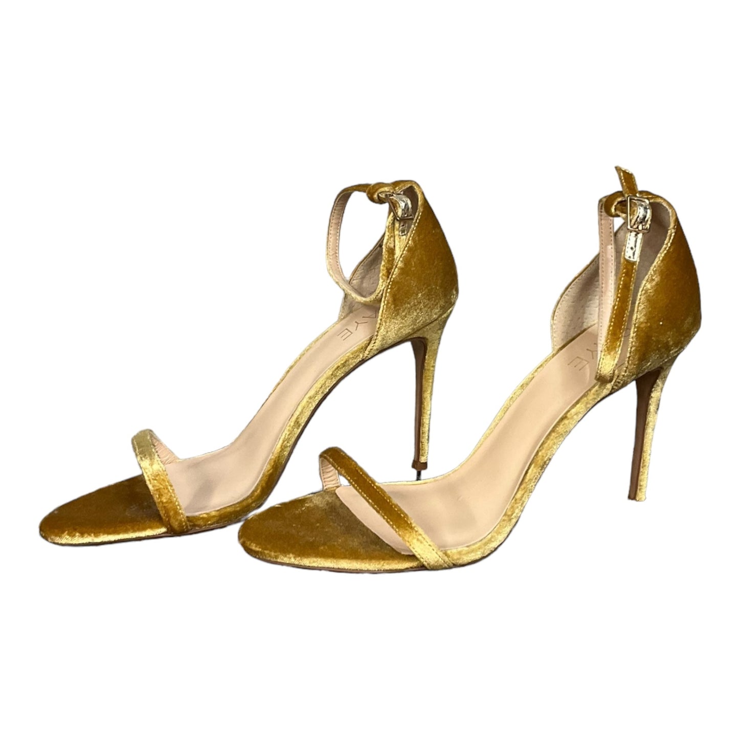 Gold Shoes Heels Stiletto Clothes Mentor, Size 8.5