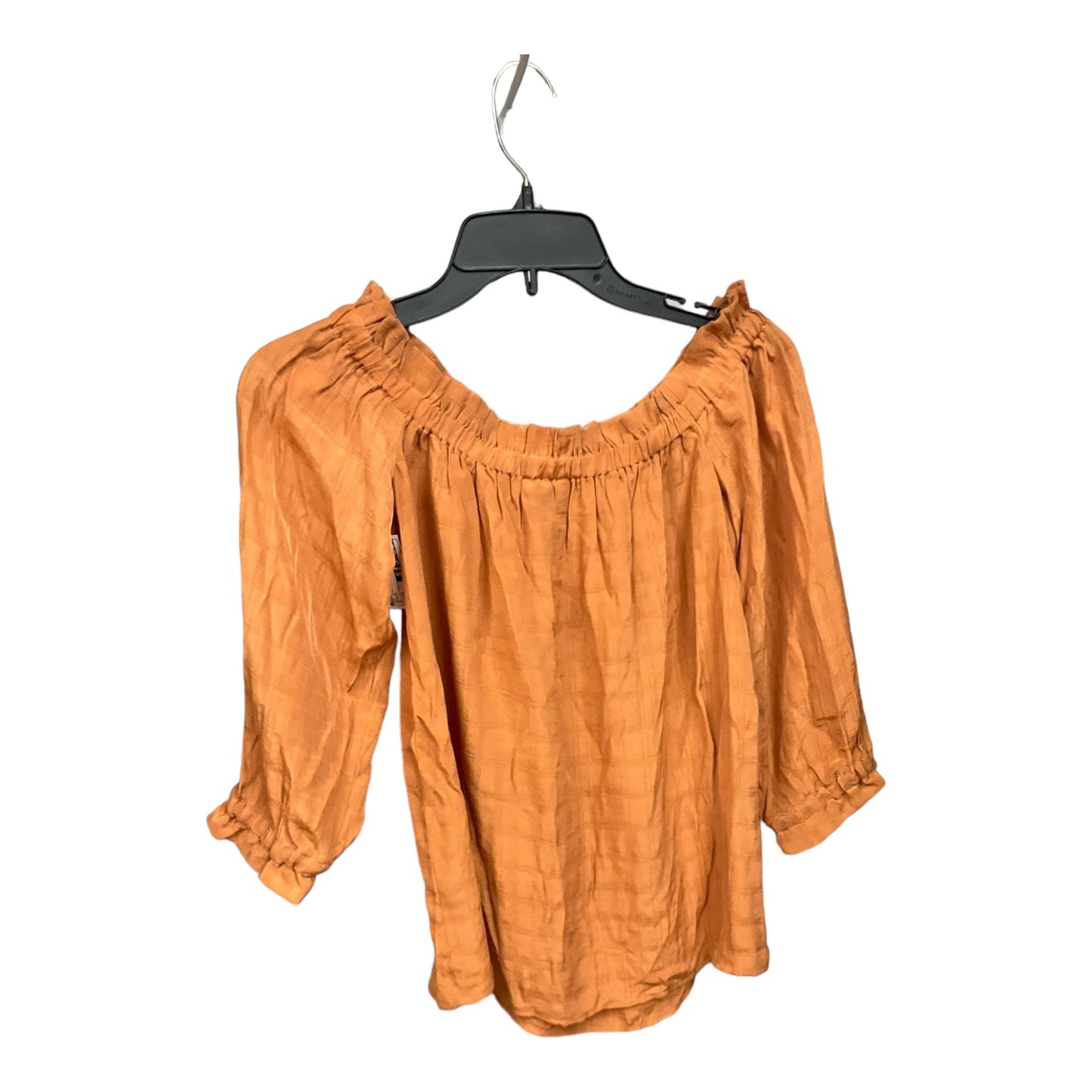 Orange Top 3/4 Sleeve Ann Taylor, Size Xs