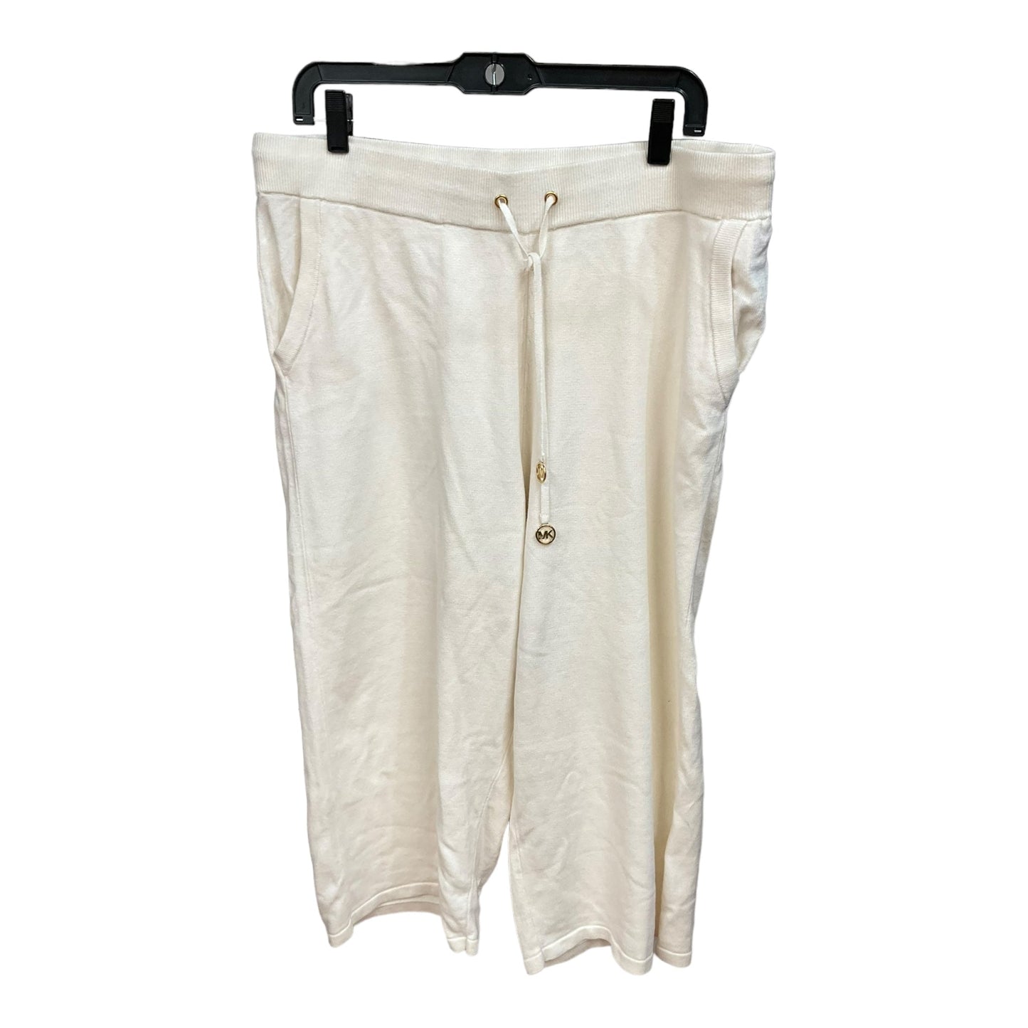 White Pants Lounge Michael By Michael Kors, Size L