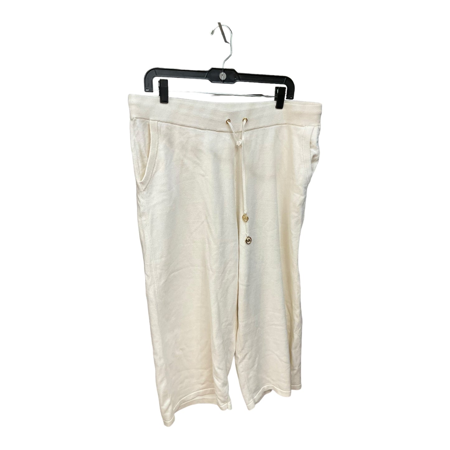 White Pants Lounge Michael By Michael Kors, Size L