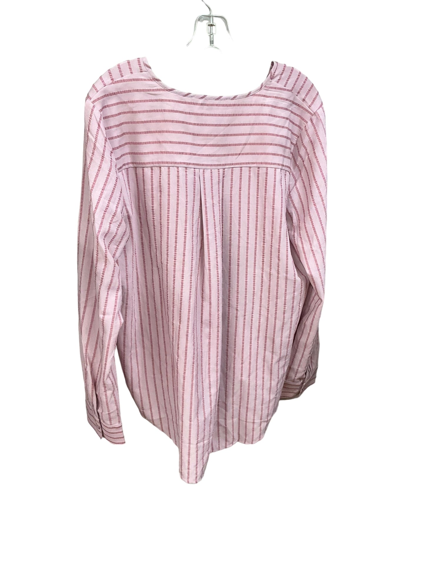 Striped Pattern Top Long Sleeve Bcbgmaxazria, Size L