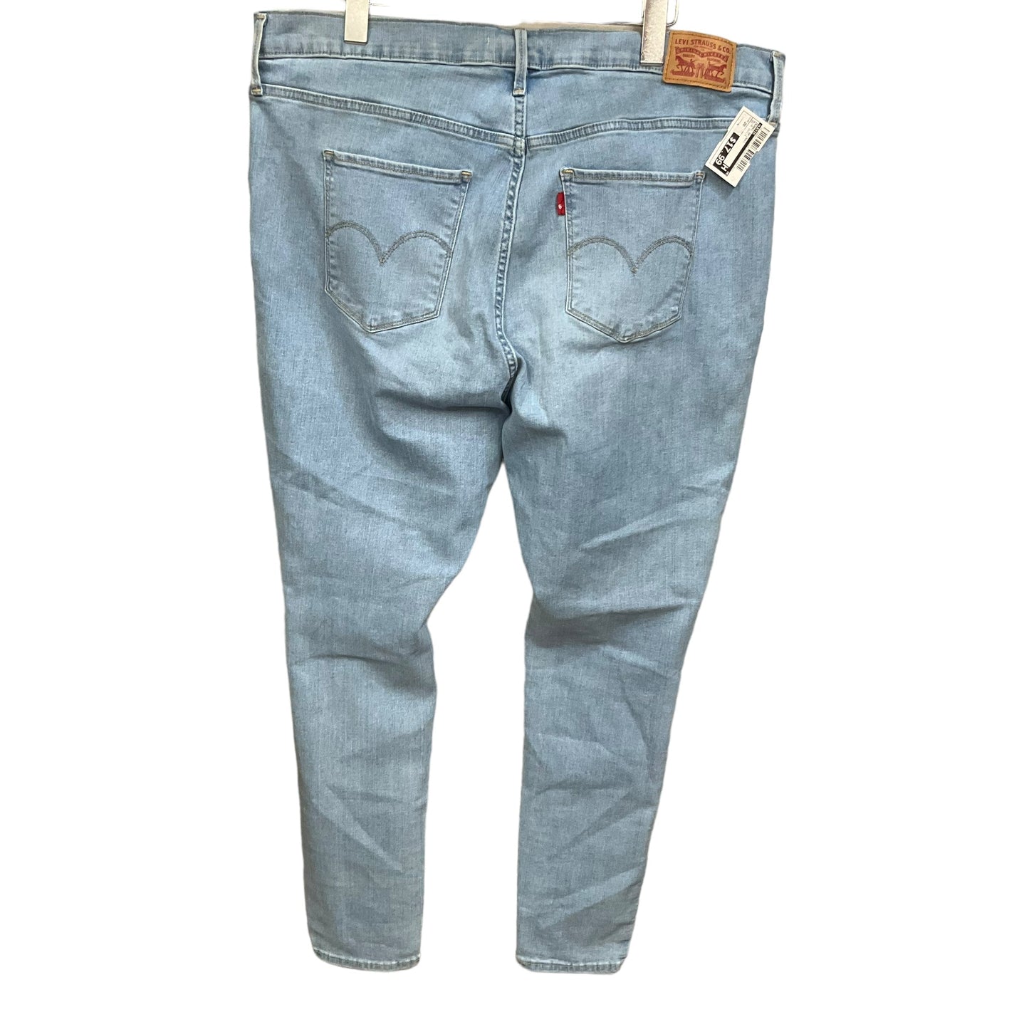 Jeans Skinny By Levis In Blue Denim, Size: 20