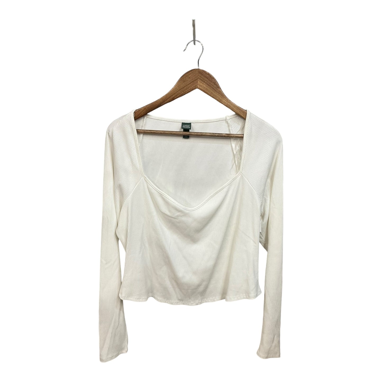 Top Long Sleeve By Wild Fable In White, Size: Xxl