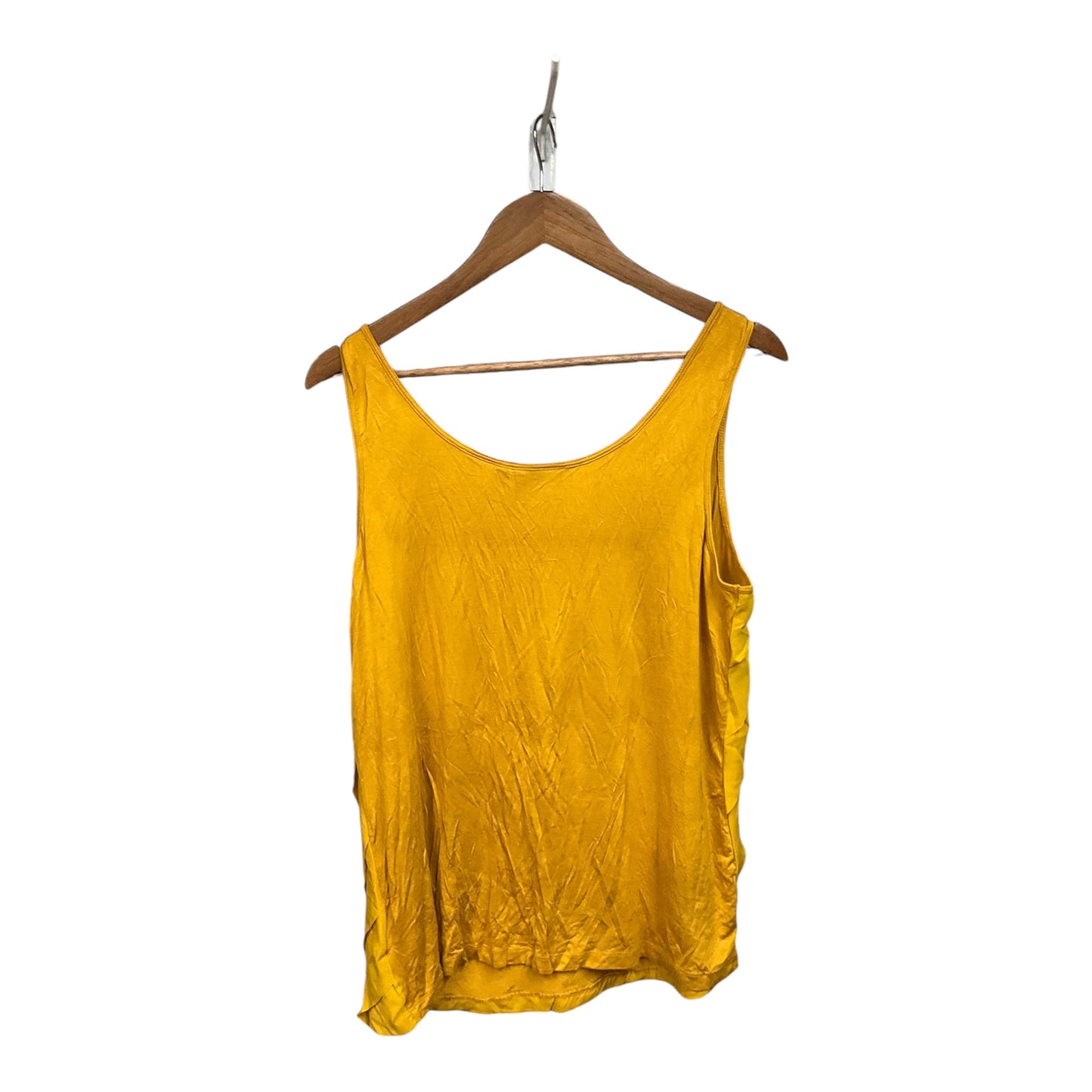 Top Sleeveless By Apt 9 In Yellow, Size: Xl