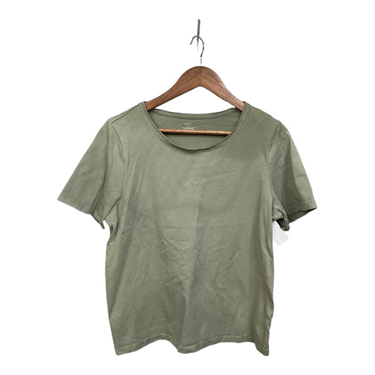 Top Short Sleeve By Cj Banks In Green, Size: Xl