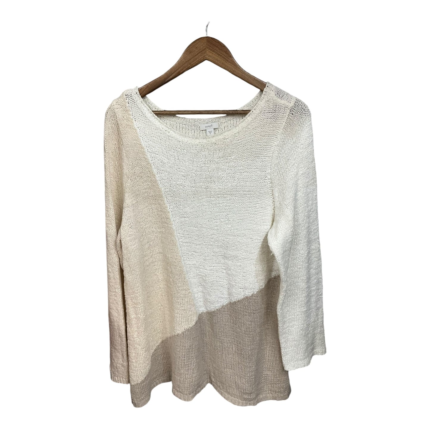 Sweater By J. Jill In White, Size: Xl