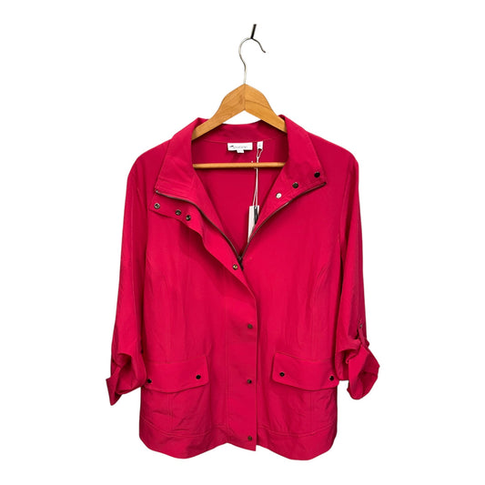 Jacket Other By Chicos In Pink, Size: Xl