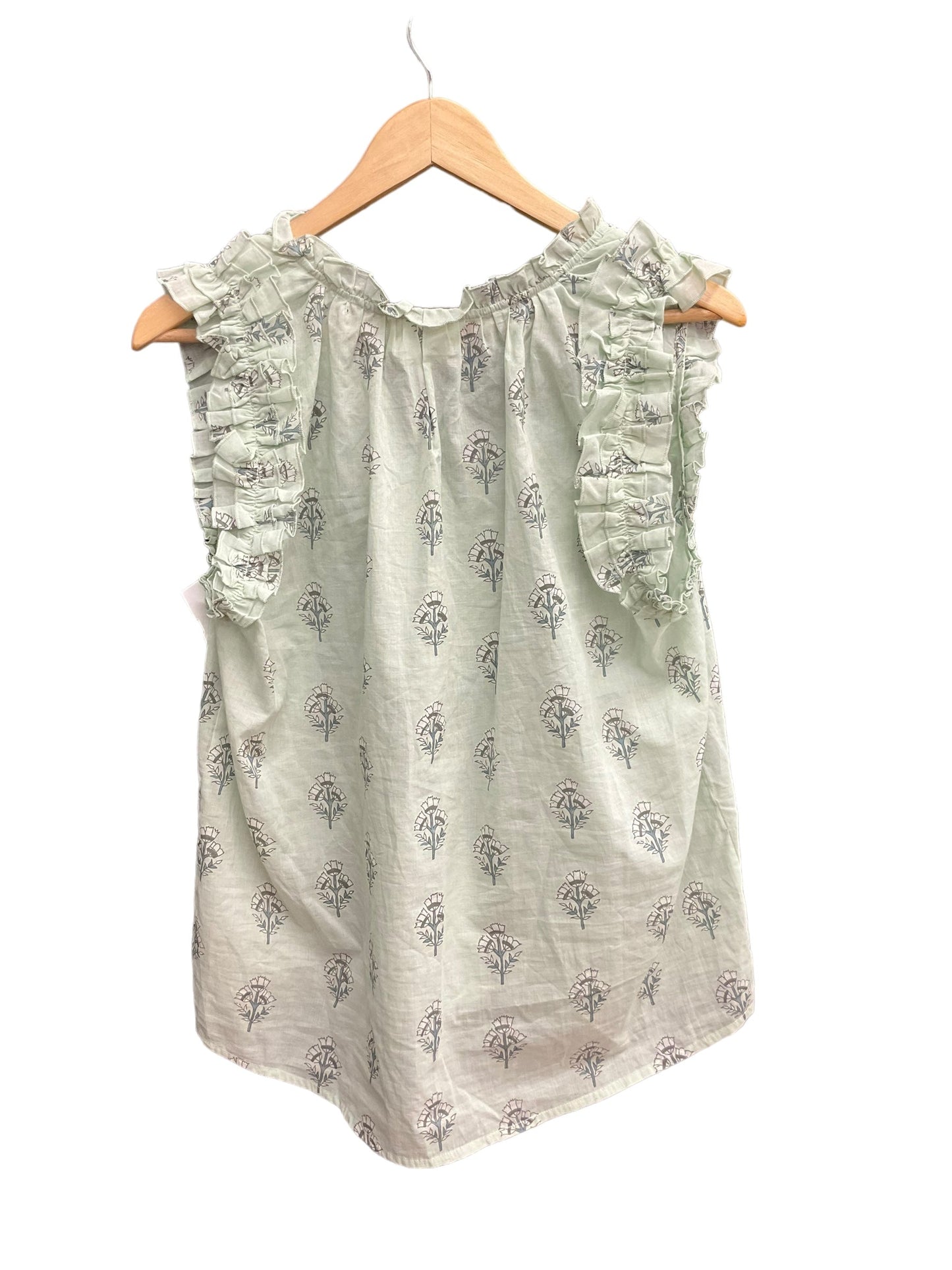 Floral Print Blouse Sleeveless Synergy, Size L