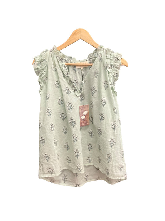 Floral Print Blouse Sleeveless Synergy, Size L