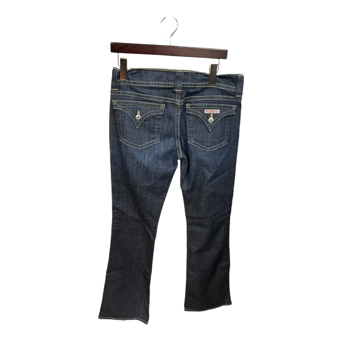 Jeans Boot Cut By Hudson In Blue Denim, Size: 8