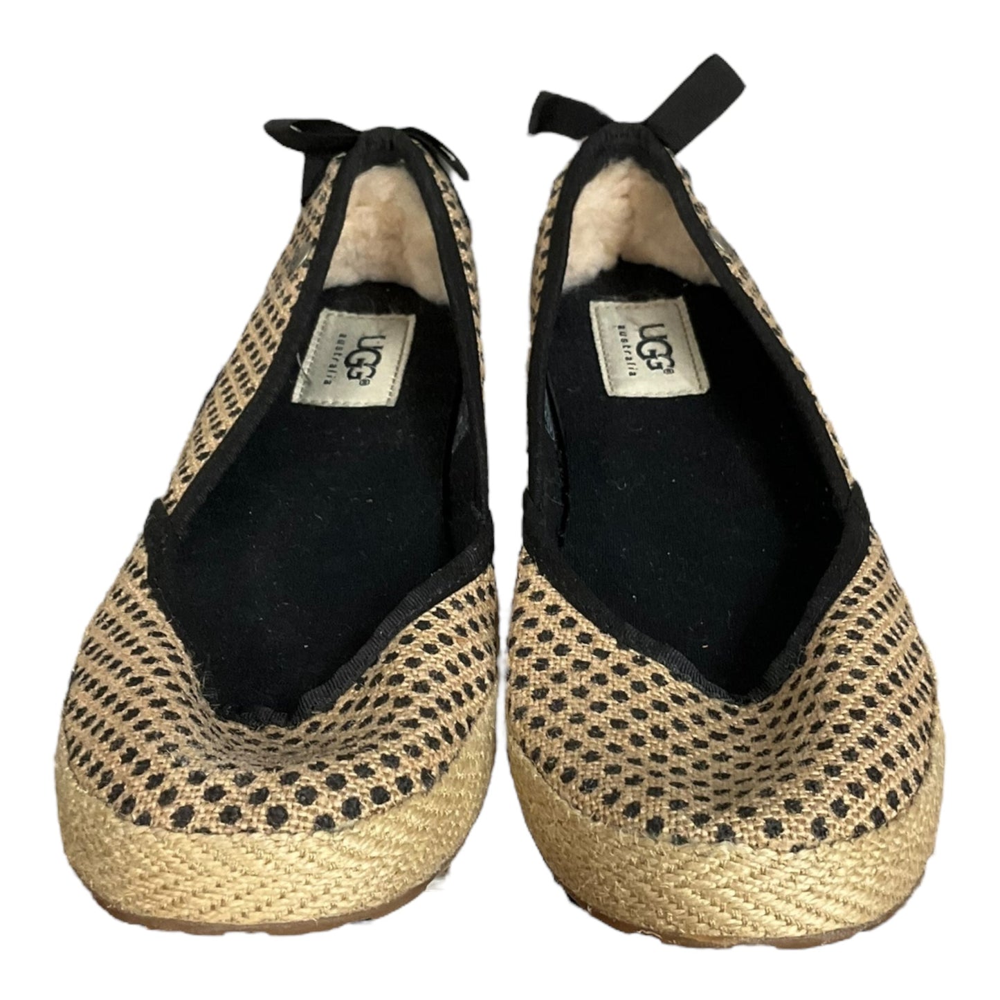Polkadot Pattern Shoes Flats Ugg, Size 7