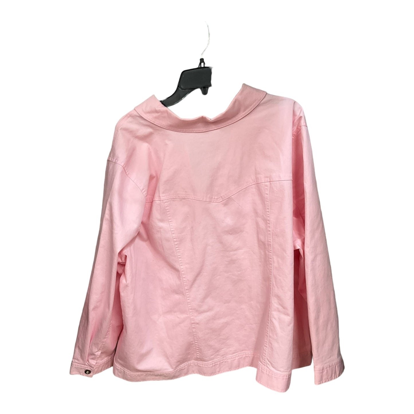 Pink Jacket Denim Denim And Company, Size 3x