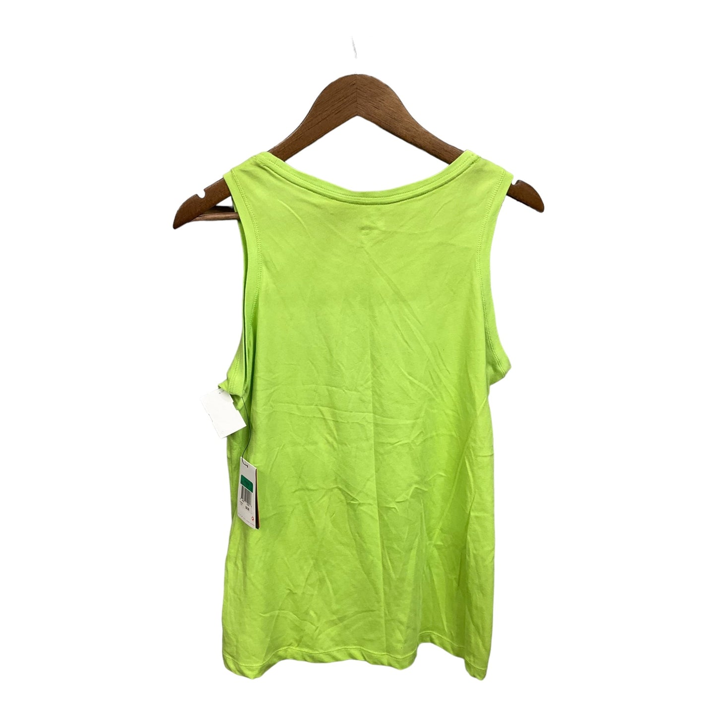 Athletic Tank Top By Nike Apparel In Green, Size: Xl