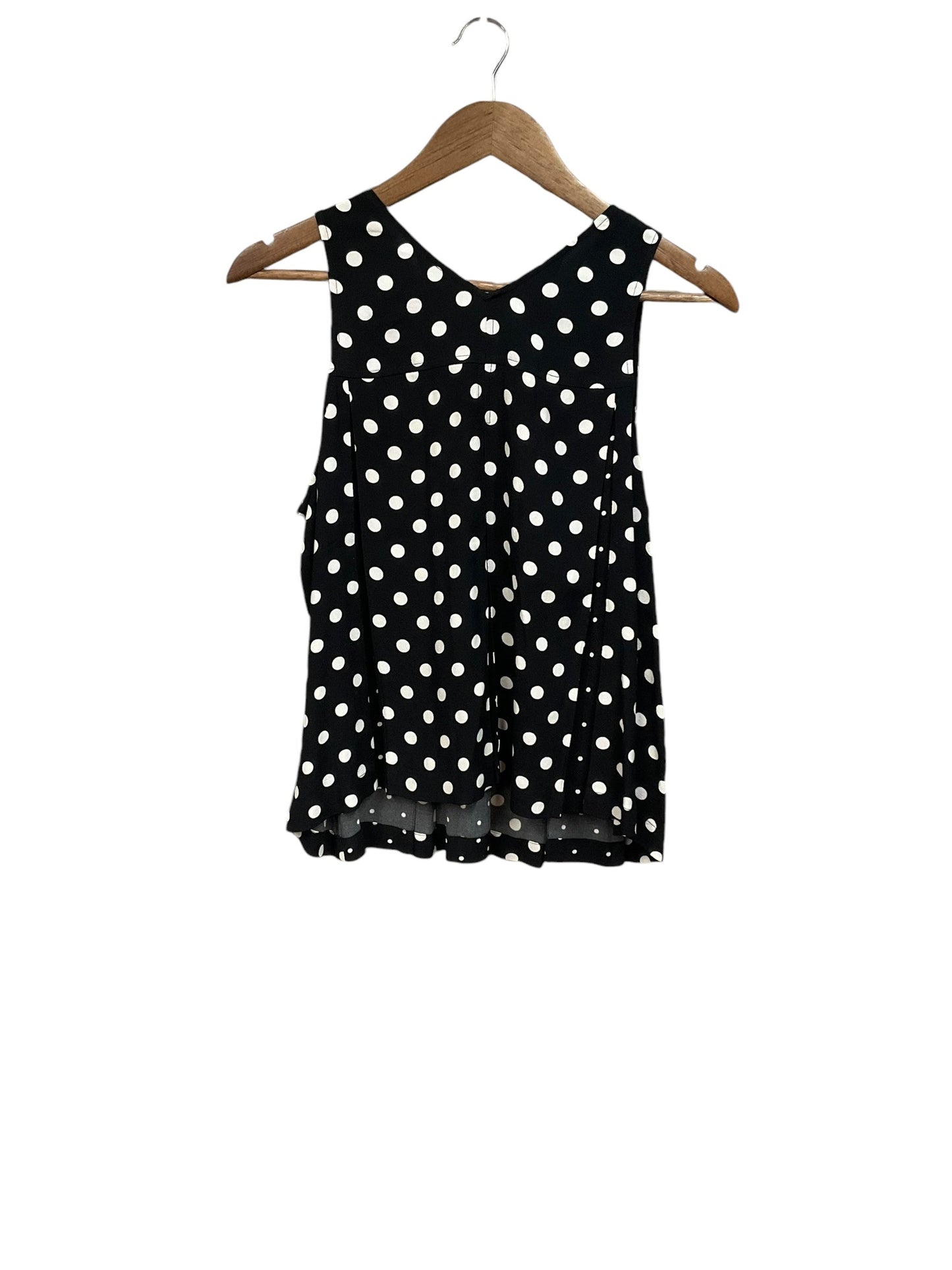 Top Sleeveless By Madewell In Polkadot Pattern, Size: S