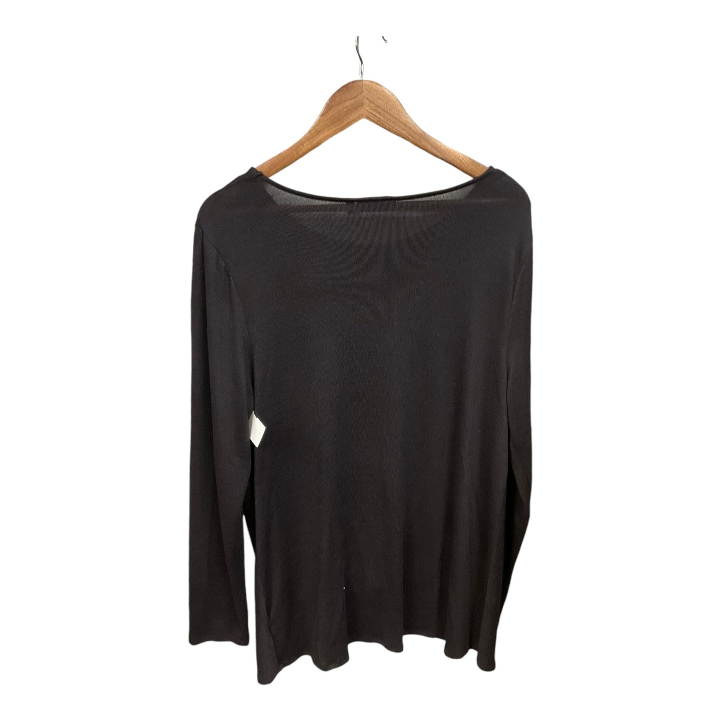 Top Long Sleeve By Apt 9 In Black, Size: Xl