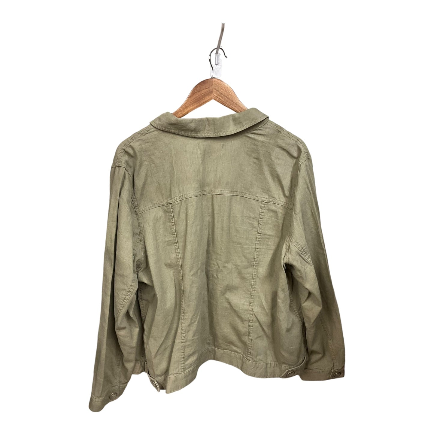 Jacket Other By Relativity In Green, Size: 3x