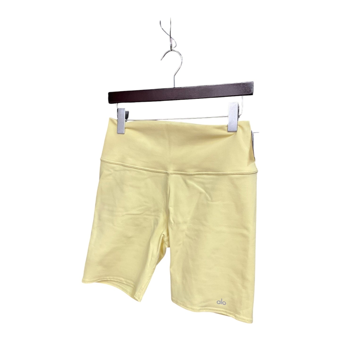 Athletic Shorts By Alo In Yellow, Size: L