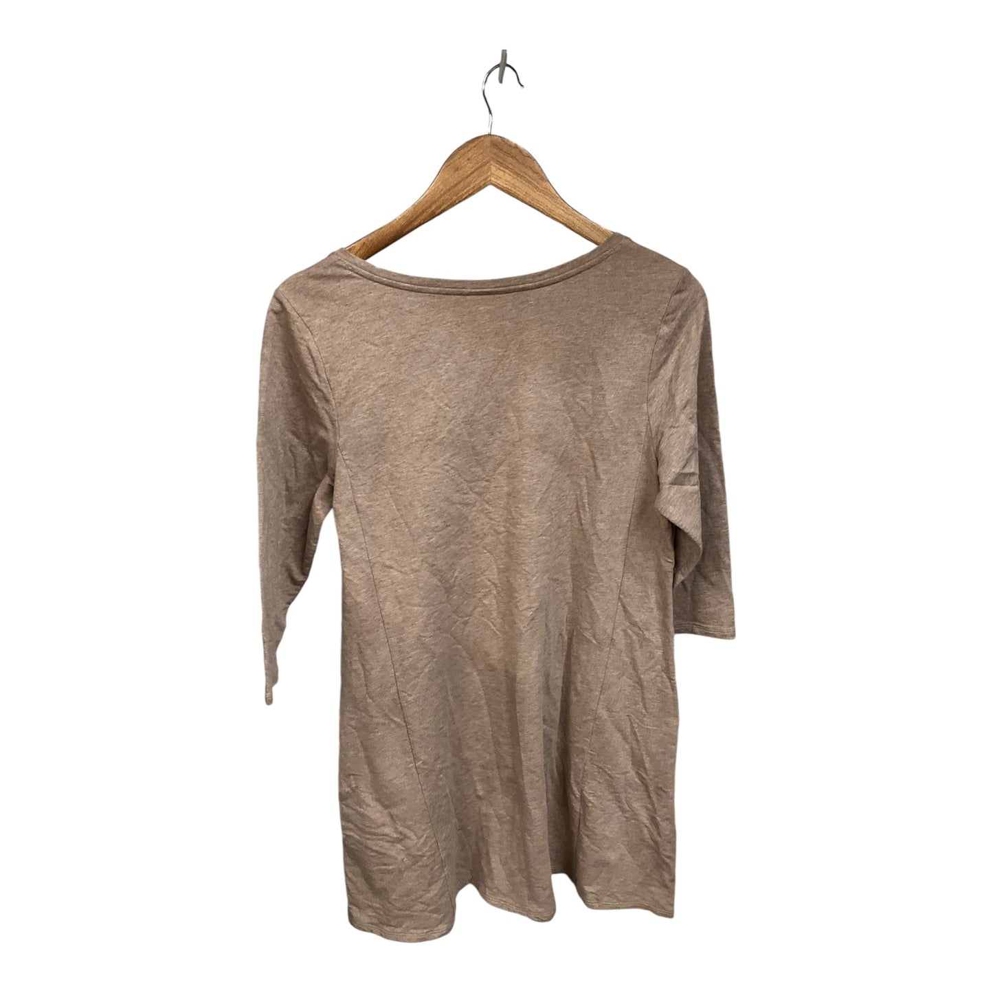 Tunic 3/4 Sleeve By Pure Jill In Brown, Size: M