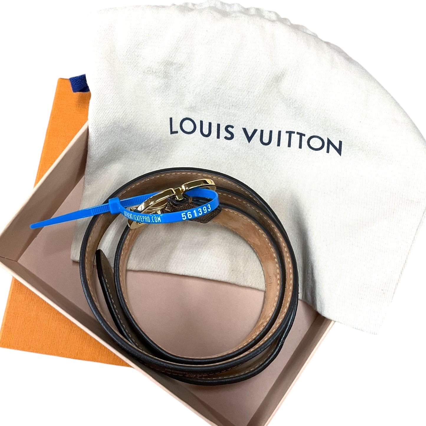 Belt Luxury Designer By Louis Vuitton, Size: Small