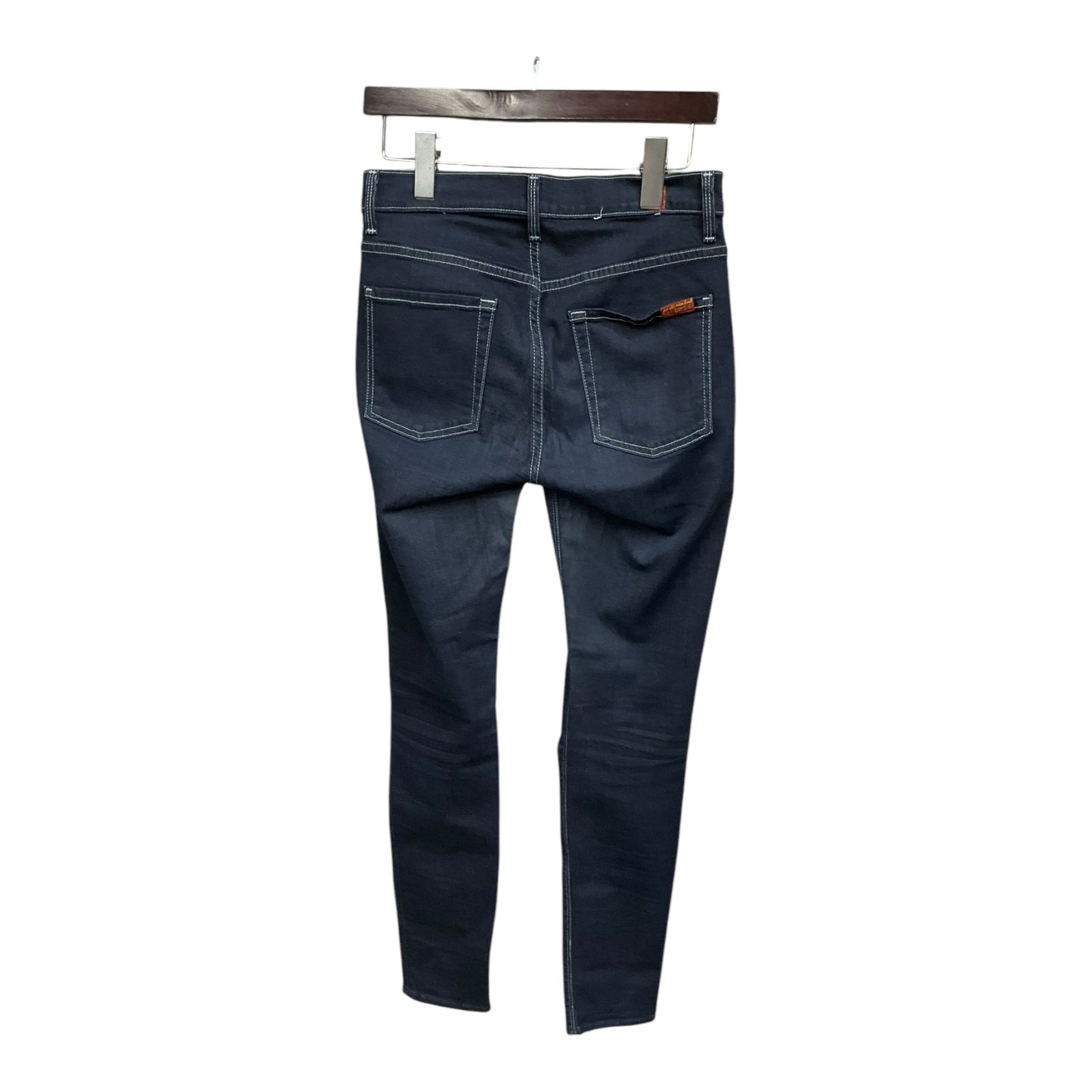 Jeans Skinny By 7 For All Mankind In Blue Denim, Size: 4